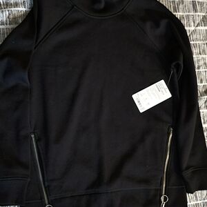 Athleta cozy karma side zip funnel neck